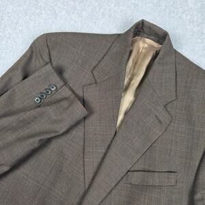 Chaps by Ralph Lauren Size 42 Wool Sport Coat Blazer Suit Jacket Brown
